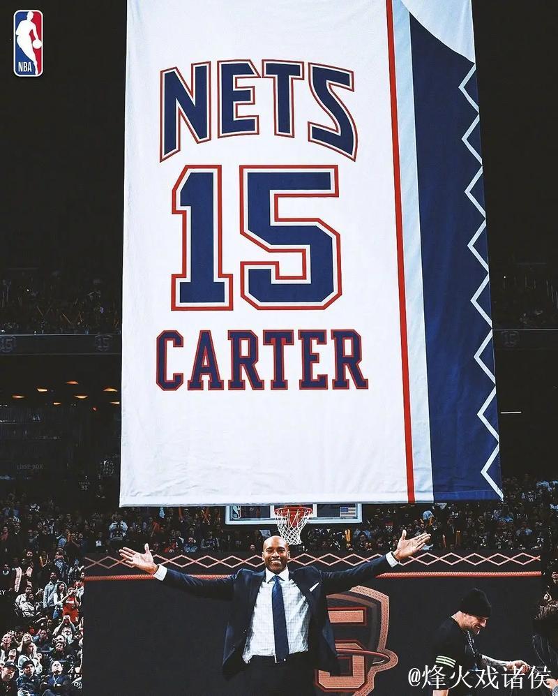 篮网官宣将退役卡特球衣 效力5赛季3入全明星 篮网官宣将退役卡特球衣 效力5赛季3入全明星